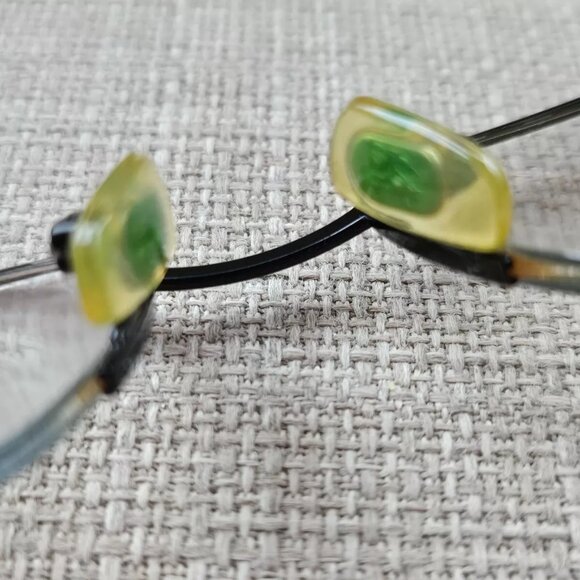 Burberry Eyeglasses Frame Made in ITALY Glasses Half Rim Frame 53[]17 140 Unisex - Picture 10 of 13